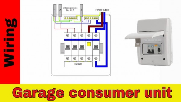 How To Wire Rcd In Garage, Shed Consumer Unit (uk)  Consumer Unit