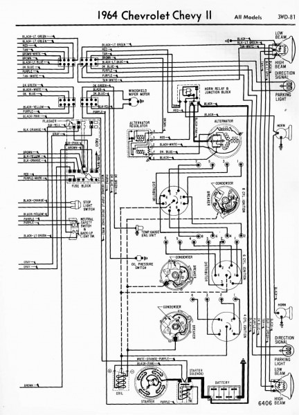 1962 Chevrolet Impala Wiring Diagram