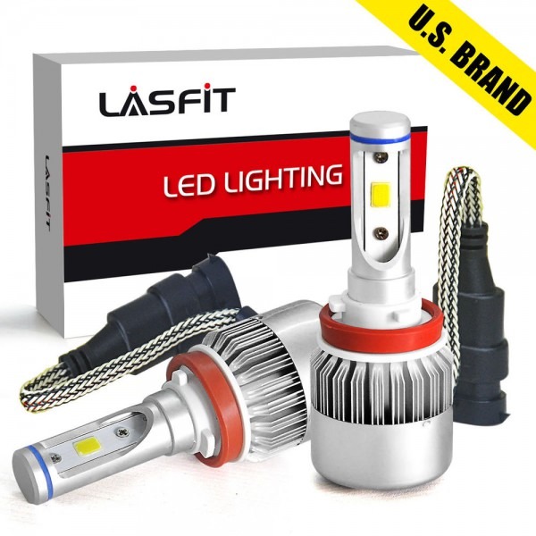 Lasfit H11 H8 Led Headlight Kit Low Beam Bulb For Jeep Grand