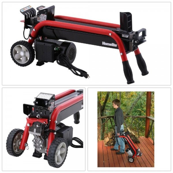 Log Splitter 5 Ton Electric Outdoor Power Equipment Top Quality