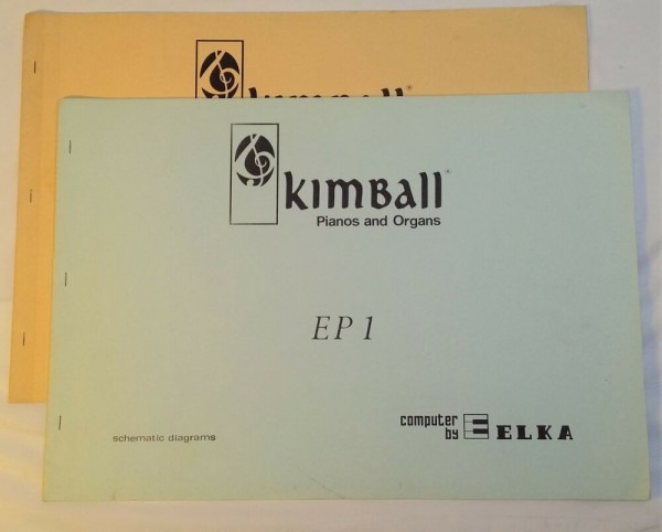 Kimball Elka Ep 1 Electronic Organ Schematic Diagram And Spare