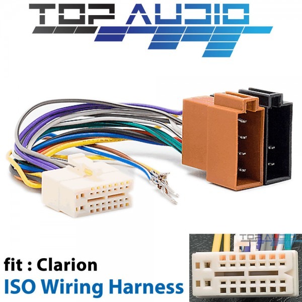 Clarion Cz305au Iso Wiring Harness Cable Connector Adaptor Lead