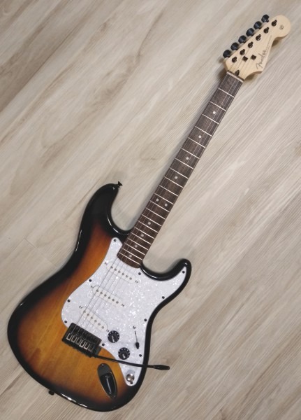 Fender Stratocaster Guitar Turbocharged W Blender Mod Sunburst