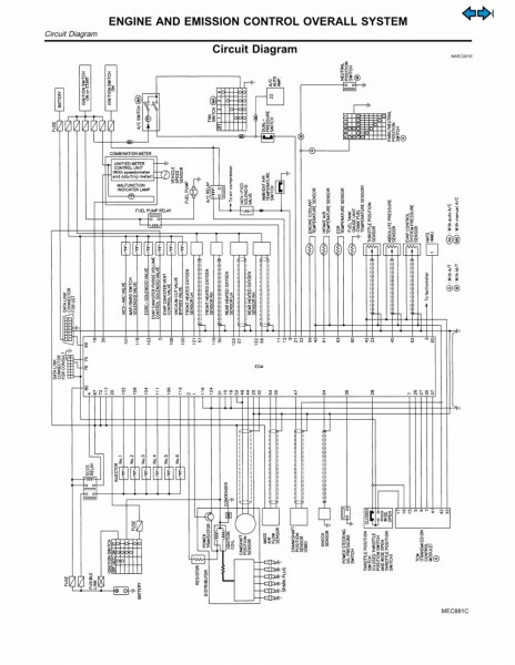 2001 Nissan Frontier Transmission Wiring