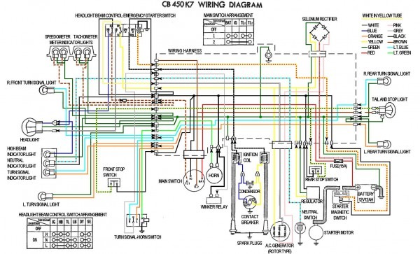 Cb450 Color Wiring Diagram (now Corrected)