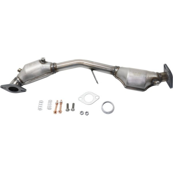 New Catalytic Converter Front Powdercoated Silver For Subaru