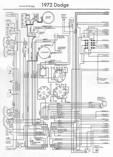1974 Dodge Charger Wiring
