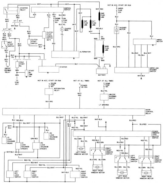 Toyota Hilux Wiring Diagram 1999