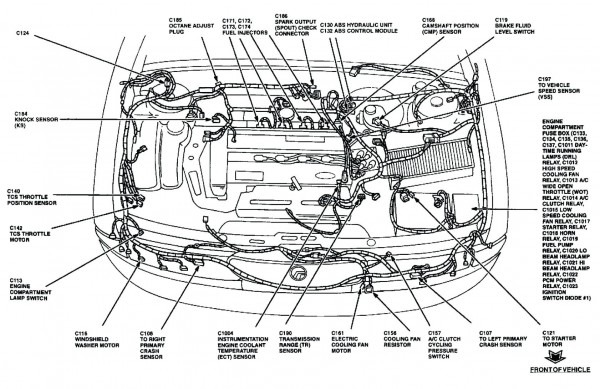 1995 Mercury Sable Engine Diagram
