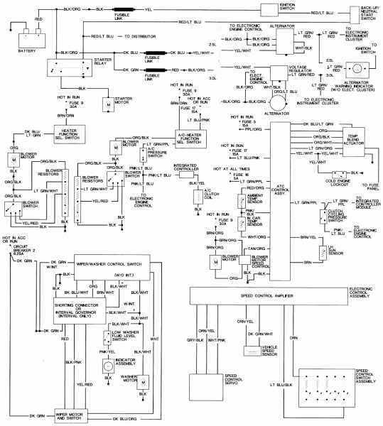 Ford Taurus Wiring Diagrams