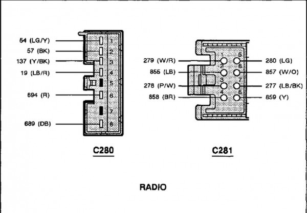 2001 Mustang Radio Wiring Diagram