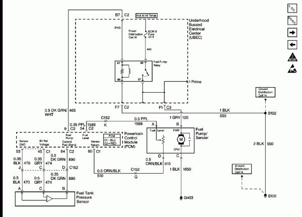 99 Tahoe Fuel Pump Wiring Diagram