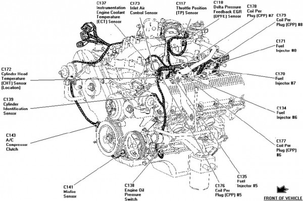 5 4 Engine Diagram 01 Ford F 150