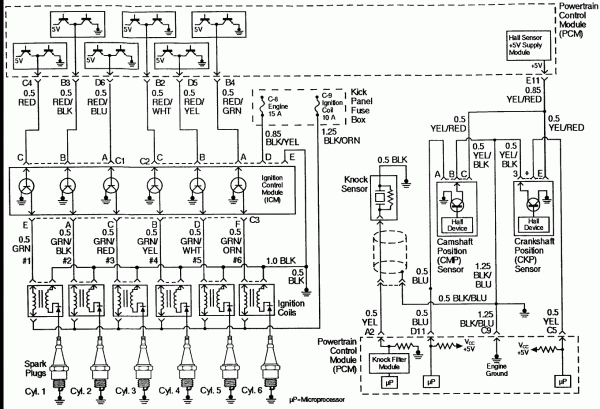 02 Camry Knock Sensor Wiring Diagram