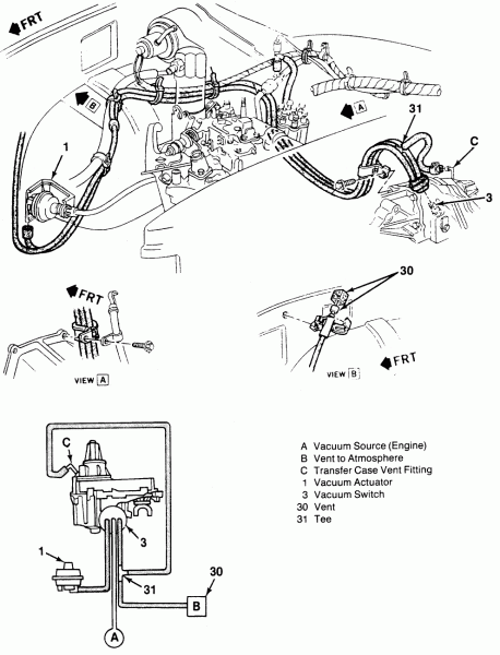 1999 Chevy Blazer Vacuum Line Diagram