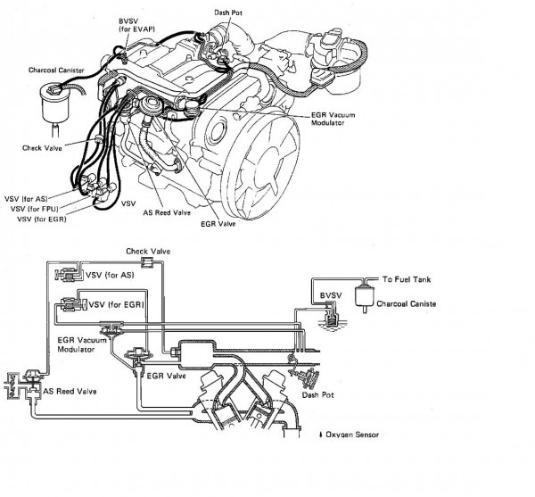 1991 Toyota Pickup Engine Diagram