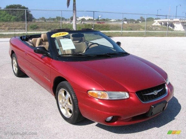 2000 Inferno Red Pearl Chrysler Sebring Jxi Convertible  20986582