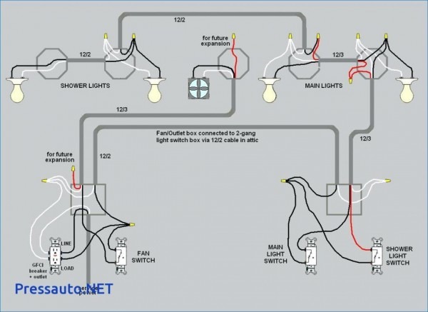 4 Way Switch Diagram For Wiring Two Lights