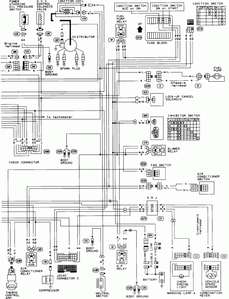 1990 Nissan Pickup Engine Diagram Wiring Schematic