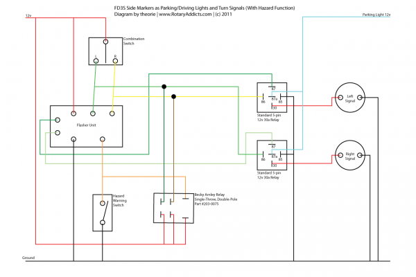 Driving Lights Relay Switch Wiring Diagram