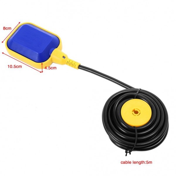 16ft Cable Float Switch Water Level Controller For Septic System