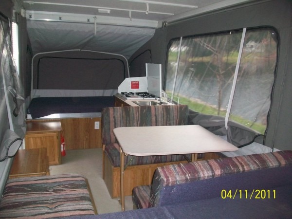 1995 Coleman New Canvas, Curtains And Floor!!