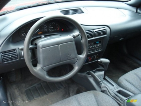 2002 Chevrolet Cavalier Coupe Graphite Dashboard Photo  58398431