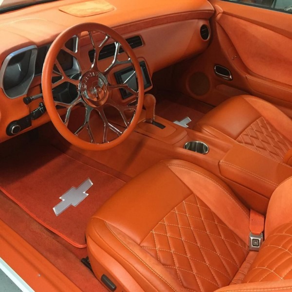 Full Custom 85' Monte Carlo  White With All Orange Interior