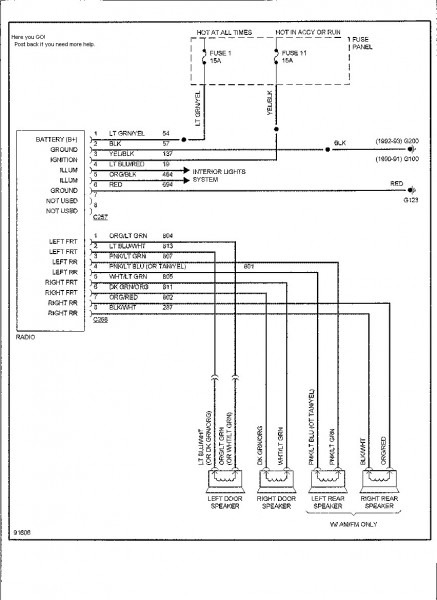 Wiring Diagram For 1999 Ford Ranger