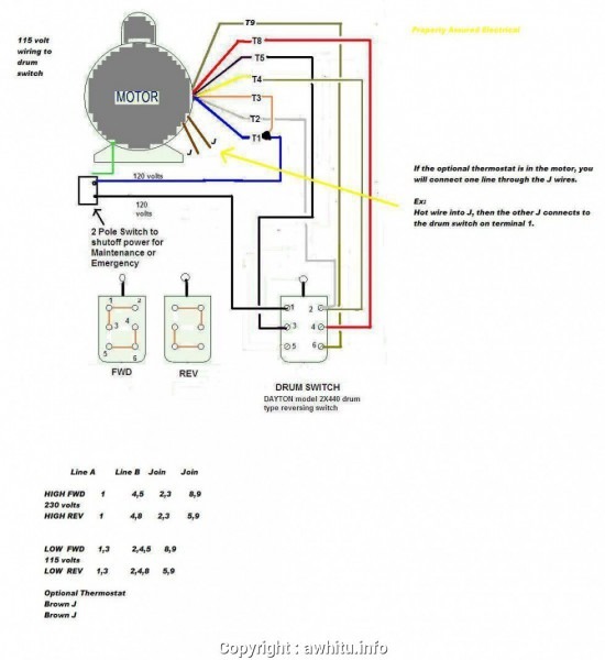 115 230 Volt Wiring Diagram