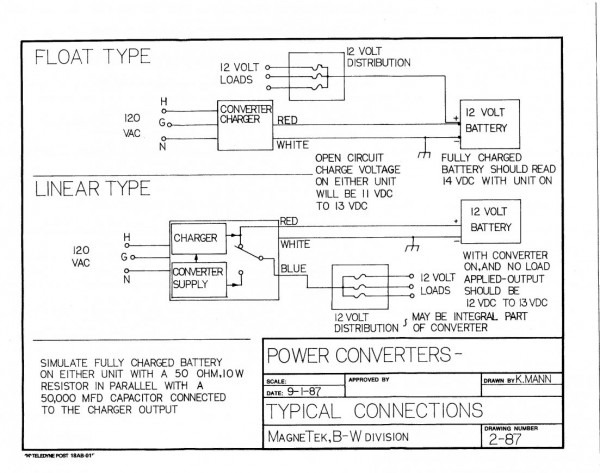 50 Amp Converter Charger Wire Diagram