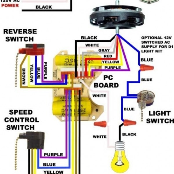 Ceiling Fan Reverse Switch Wiring Diagram