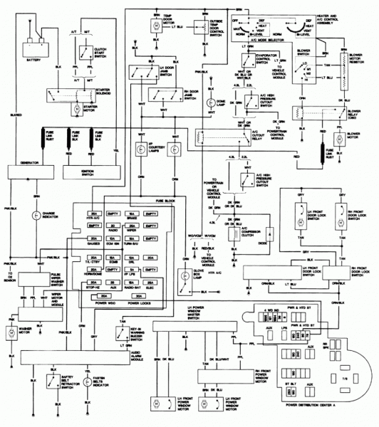 1993 Chevy Wiring Diagram