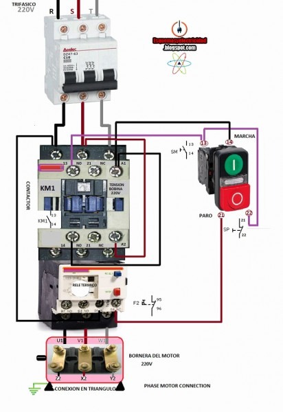 Wiring 3 Pole Contactor