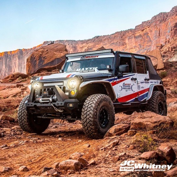 The Jc Whitney Jeep At Last Year's Powerstop  Trailtosema Looking
