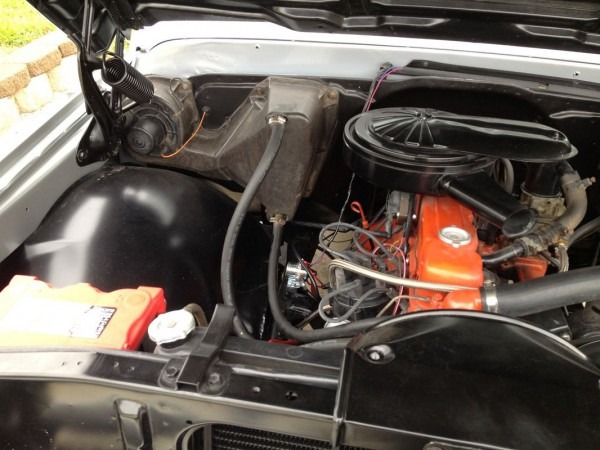 68 Chevy C10 Engine Compartment