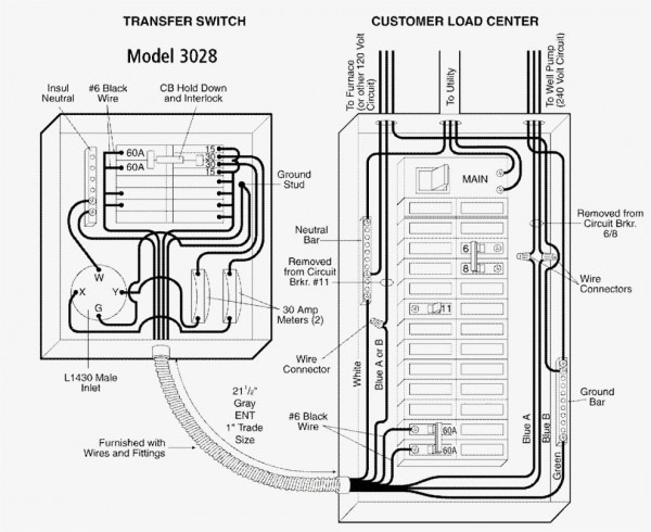 Generac Transfer Switch Diagram