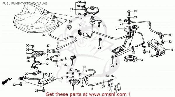 Honda Crx Parts Diagram
