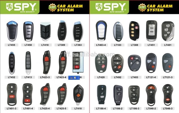 Hot Selling One Way Car Alarm System With Central Locking Relay