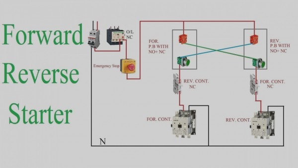 Wiring Diagram Forward Reverse Motor Starter