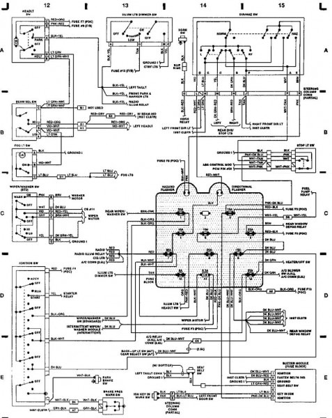 92 Wrangler Engine Diagram