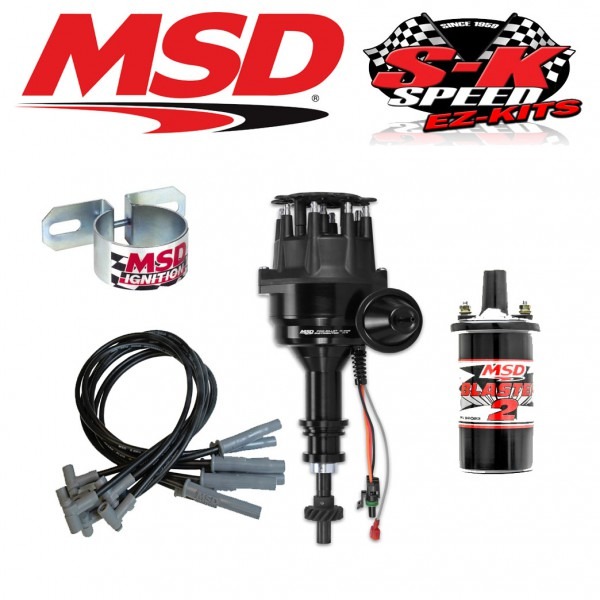 Msd 99063 Ignition Kit Ready To Run Distributor Wires Coil Ford