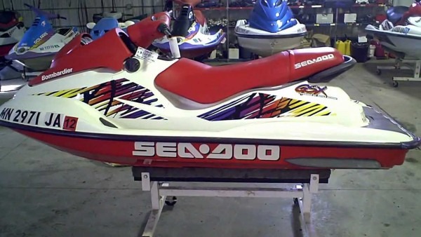 Lot 1300a 1997 Sea Doo Gsx 800 Jet Ski W  111 5 Hours