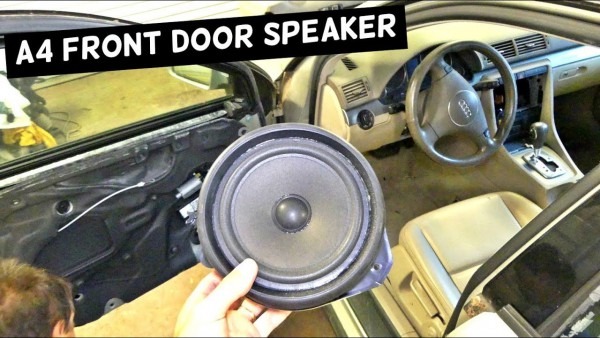Audi A4 B6 Front Door Speaker Removal Replacement