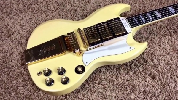 1988 Gibson Sg Les Paul Custom White 3 Pickups