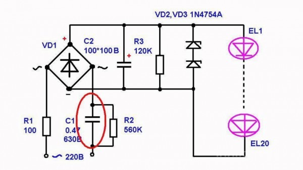 Simple Power Supply Circuits For Led Lamps