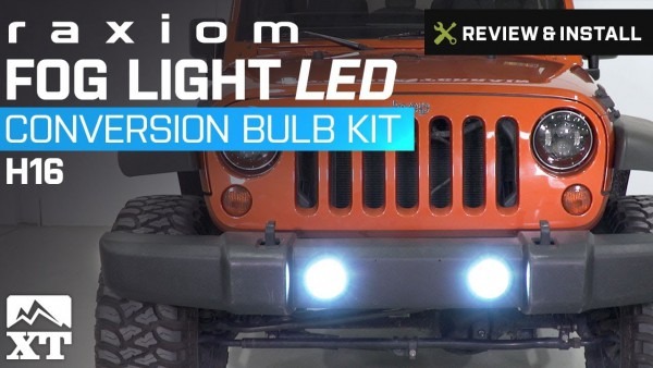Jeep Wrangler Raxiom Fog Light Led Conversion Bulb Kit