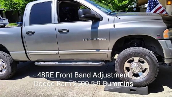 Dodge Diesel 48re Transmission Front Band Adjustment Video