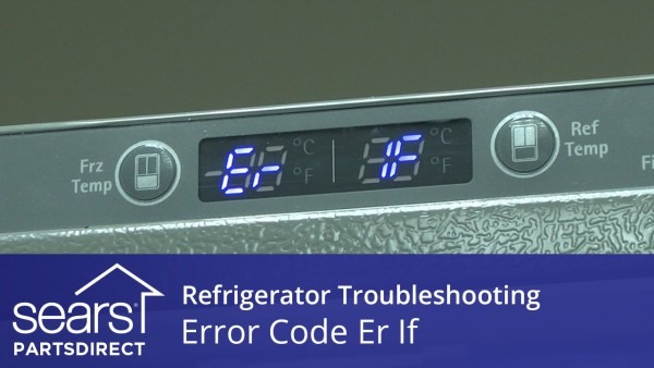 Refrigerator Error Code Er If  Ice Fan And Control Board Repair