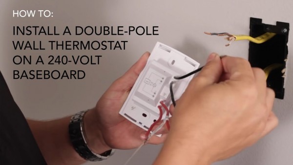 How To Install  Wall Thermostat , Double